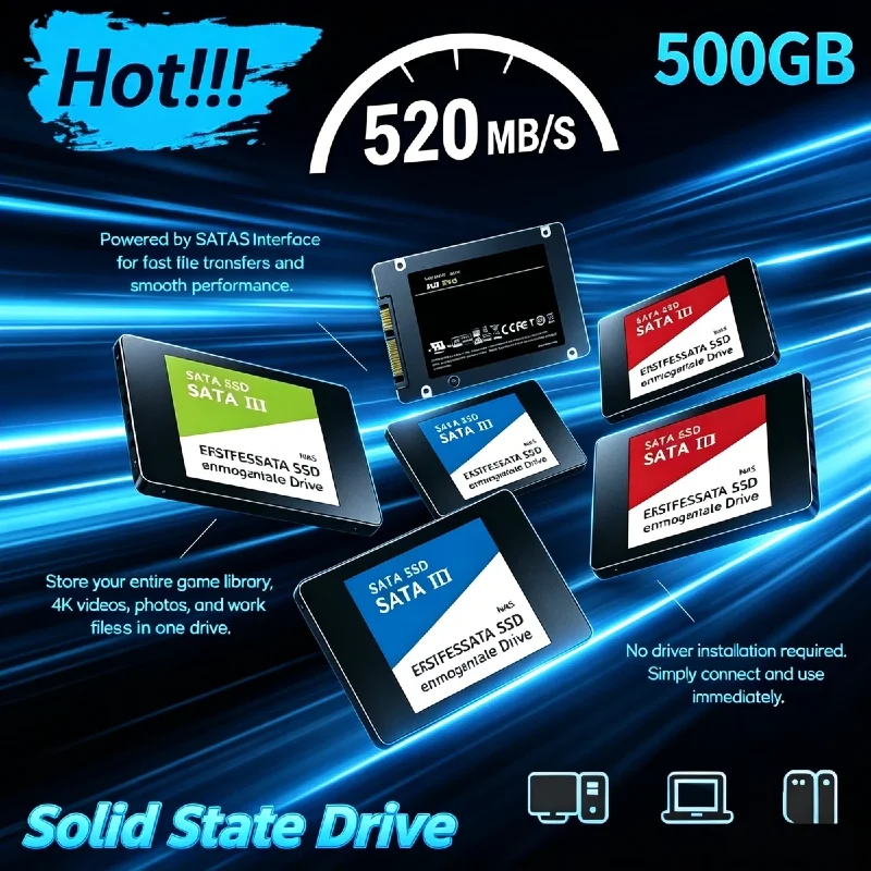 Shockproof Portable External SSD 500GB USB 3.0 520MB/s Metal Housing Solid State Drive for Laptop PC External Hard Disk Prime
Shockproof Portable External SSD 500GB USB 3.0 520MB/s Metal Housing Solid State Drive for Laptop PC External Hard Disk Prime