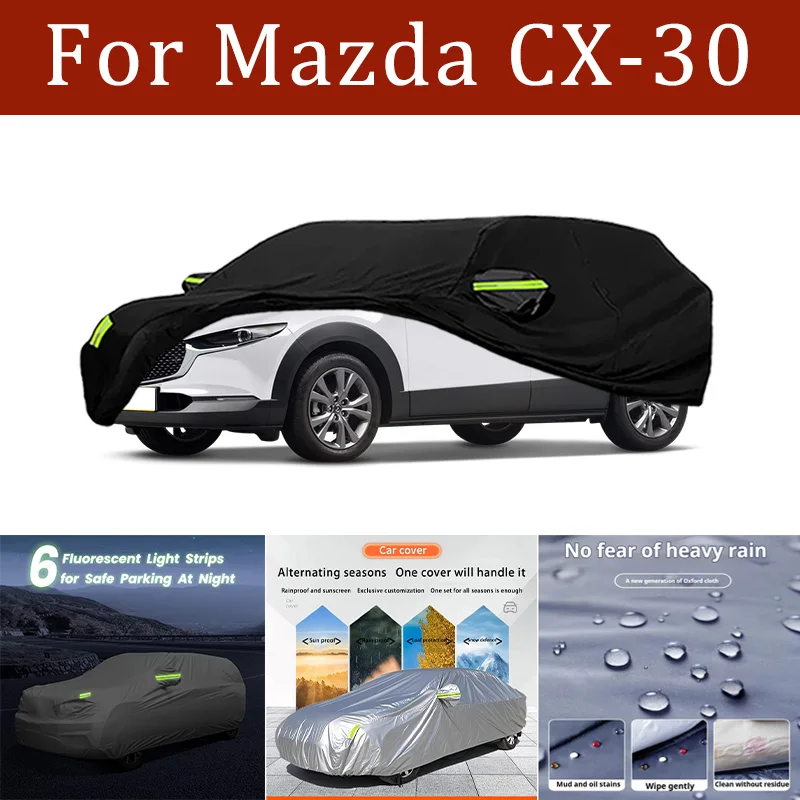 For Mazda CX-30 Car Cover Full Covers with Reflective Strip Dustproof UV Scratch-Resistant Sunscreen Protective cover
For Mazda CX-30 Car Cover Full Covers with Reflective Strip Dustproof UV Scratch-Resistant Sunscreen Protective cover