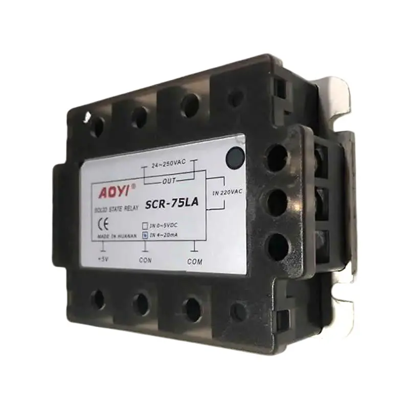 SCR-120LA-WY Voltage Stabilizing Single Phase AC Voltage Regulator Module Single Phase Solid State Relay
SCR-120LA-WY Voltage Stabilizing Single Phase AC Voltage Regulator Module Single Phase Solid State Relay