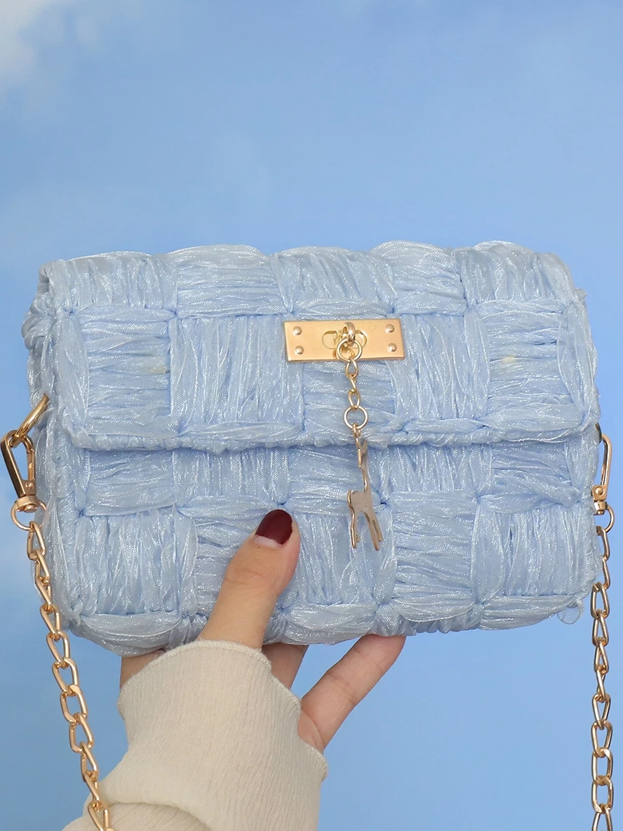 Handmade Knitted Ribbon Yarn Crossbody Bag DIY Materials Pure Color Envelope ape Soft Small Size Leisure Youth Bapa
Handmade Knitted Ribbon Yarn Crossbody Bag DIY Materials Pure Color Envelope ape Soft Small Size Leisure Youth Bapa