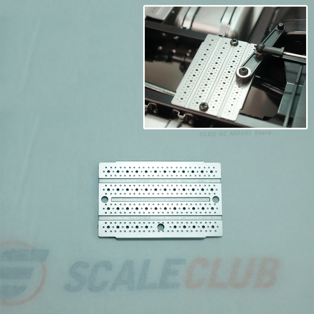 SCALECLUB Universal Grinding Wheel Pedal Metal Upgrade for Tamiya 1/14 Scale Tractor Trucks, Directly Mountable MPTB-TY-1
SCALECLUB Universal Grinding Wheel Pedal Metal Upgrade for Tamiya 1/14 Scale Tractor Trucks, Directly Mountable MPTB-TY-1