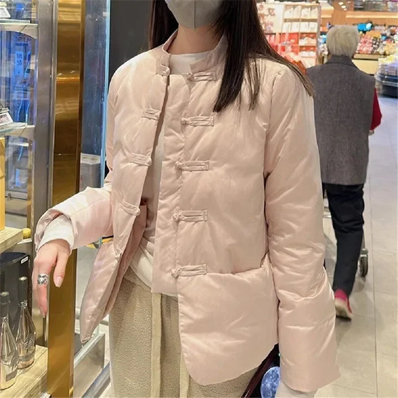 Chinese Style High-end Red Cotton Jacket Women Winter Warm Loose Cotton Womens Coat Retro Buckle Female Outerwear
Chinese Style High-end Red Cotton Jacket Women Winter Warm Loose Cotton Womens Coat Retro Buckle Female Outerwear