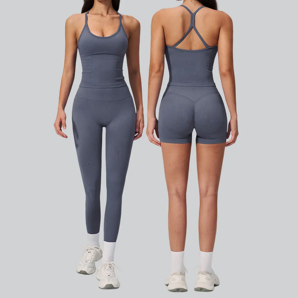 Seamless Hip Lifting Fitness Suit Women Tracksuit 2pcs Athletic Wear Sports Bra High Waist Leggings Yoga Set Gym Workout Clothes
Seamless Hip Lifting Fitness Suit Women Tracksuit 2pcs Athletic Wear Sports Bra High Waist Leggings Yoga Set Gym Workout Clothes