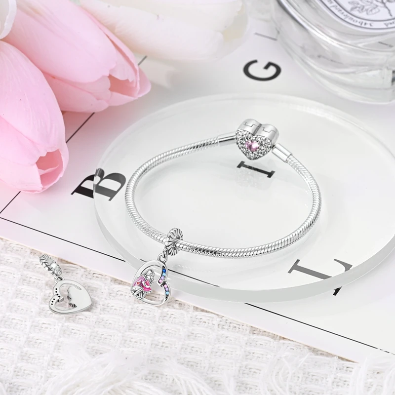 Love Embrace Pendant 925 Sterling Silver Charms Fit 3mm Bracelet DIY Jewelry Gift for Women Mother's Day
Love Embrace Pendant 925 Sterling Silver Charms Fit 3mm Bracelet DIY Jewelry Gift for Women Mother's Day