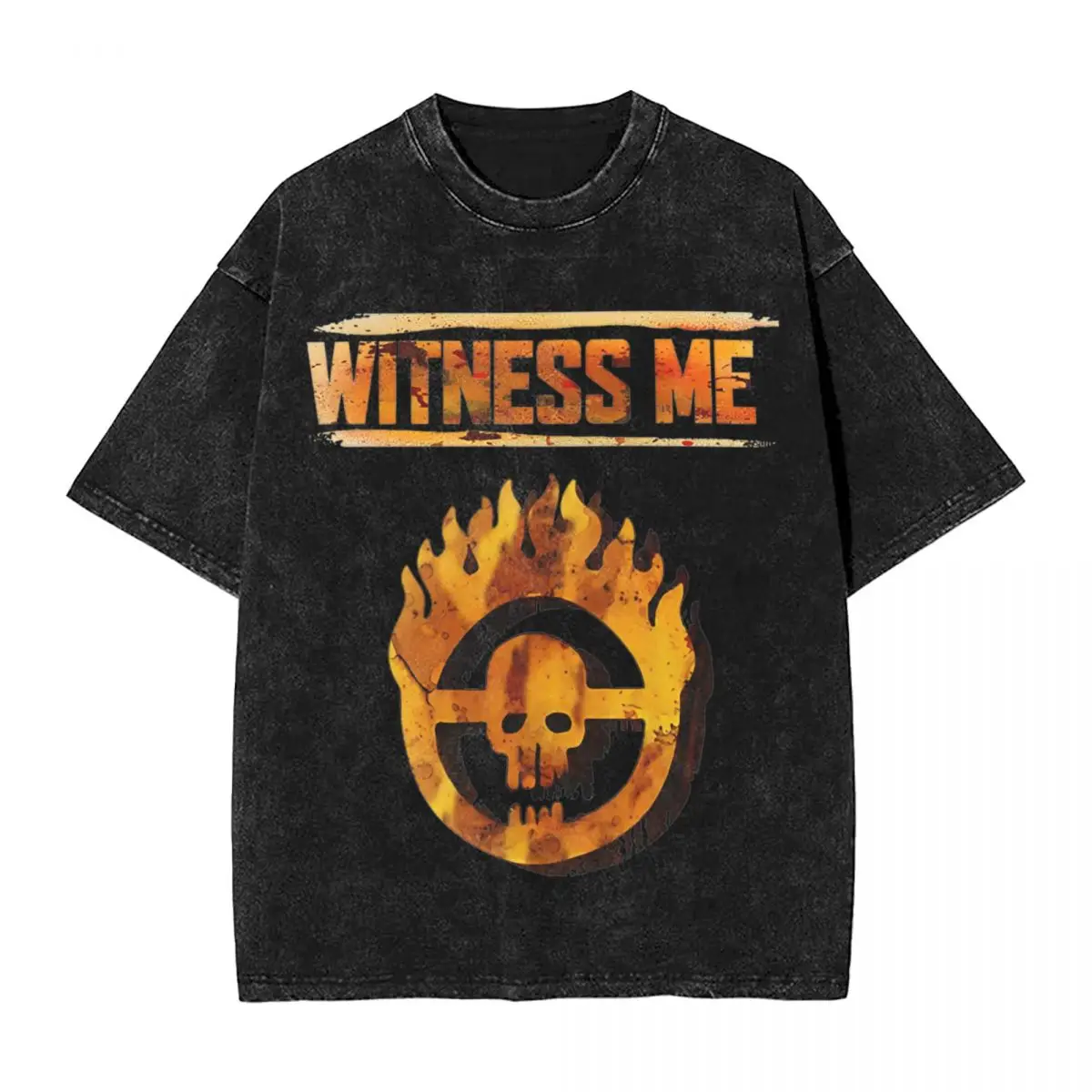 Mad Max - Witness Me T Shirt Hip Hop Washed T-Shirts Immortan Joe Warboys Fashion Men Women Tops Streetwear Graphic Tees
Mad Max - Witness Me T Shirt Hip Hop Washed T-Shirts Immortan Joe Warboys Fashion Men Women Tops Streetwear Graphic Tees