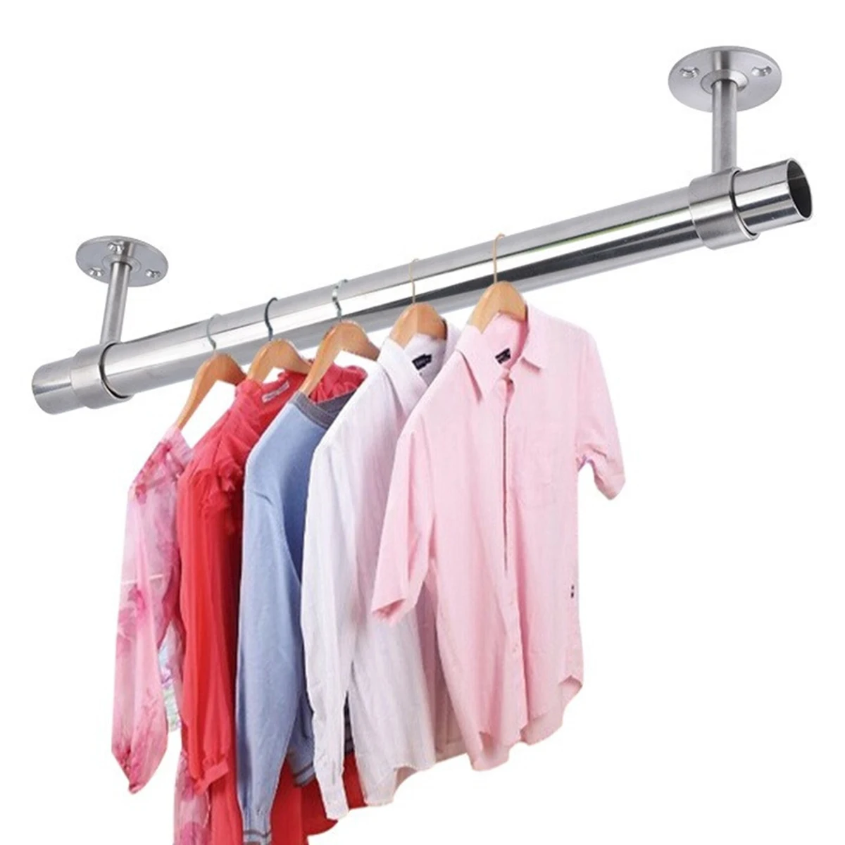 5pcs Stainless Steel Closet Pole Sockets Heavy Duty Rustproof Oval Rod Supports Ideal Bedroom Living Durability Easy Use 24mm 
5pcs Stainless Steel Closet Pole Sockets Heavy Duty Rustproof Oval Rod Supports Ideal Bedroom Living Durability Easy Use 24mm