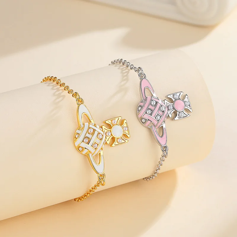 Exquisite 2025 Enamel Flat Saturn Pearl Drop Gel Cosmic Bracelet with Starry Aura
Exquisite 2025 Enamel Flat Saturn Pearl Drop Gel Cosmic Bracelet with Starry Aura