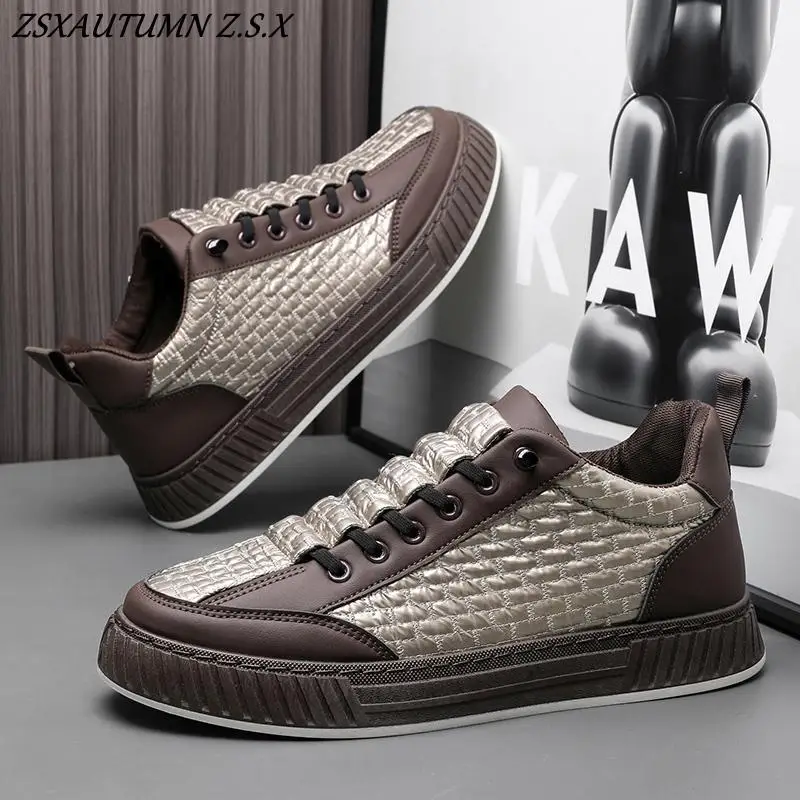 Fashion Slip-on Men's Shoes 2025 New Spring Black Sports Casual Board Shoes PU Leather Waterproof Non-slip Work Tide Shoes
Fashion Slip-on Men's Shoes 2025 New Spring Black Sports Casual Board Shoes PU Leather Waterproof Non-slip Work Tide Shoes