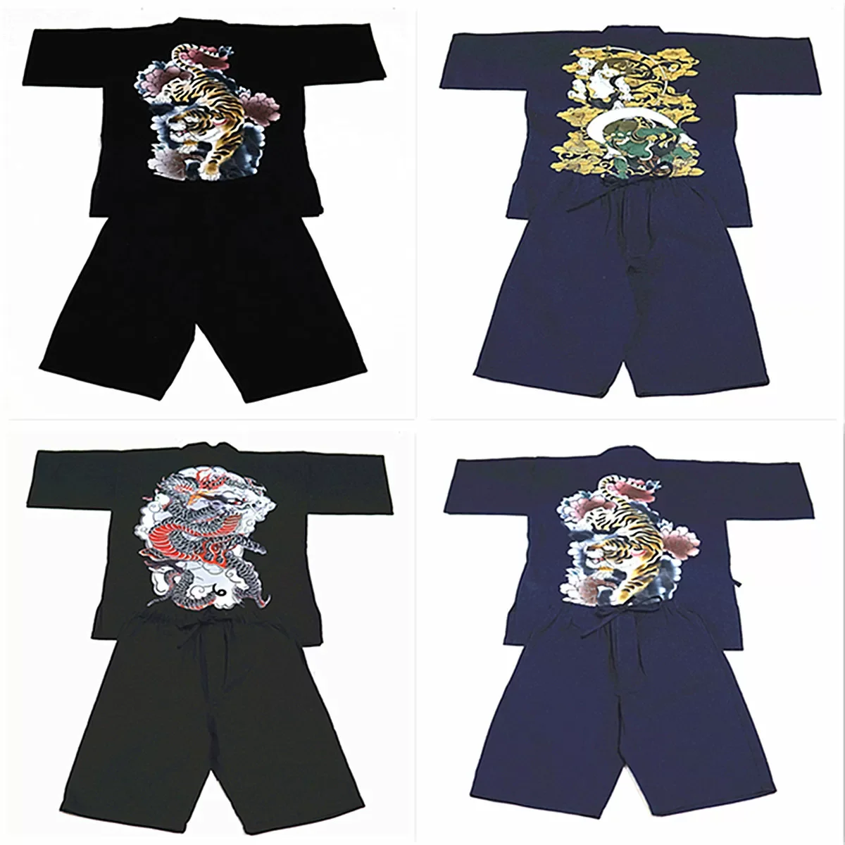 Men's & Women's Japanese Jinbei Set – Pure Cotton Printed Kimono, Short-Sleeve Shorts Loungewear for Travel & Photography
Men's & Women's Japanese Jinbei Set – Pure Cotton Printed Kimono, Short-Sleeve Shorts Loungewear for Travel & Photography