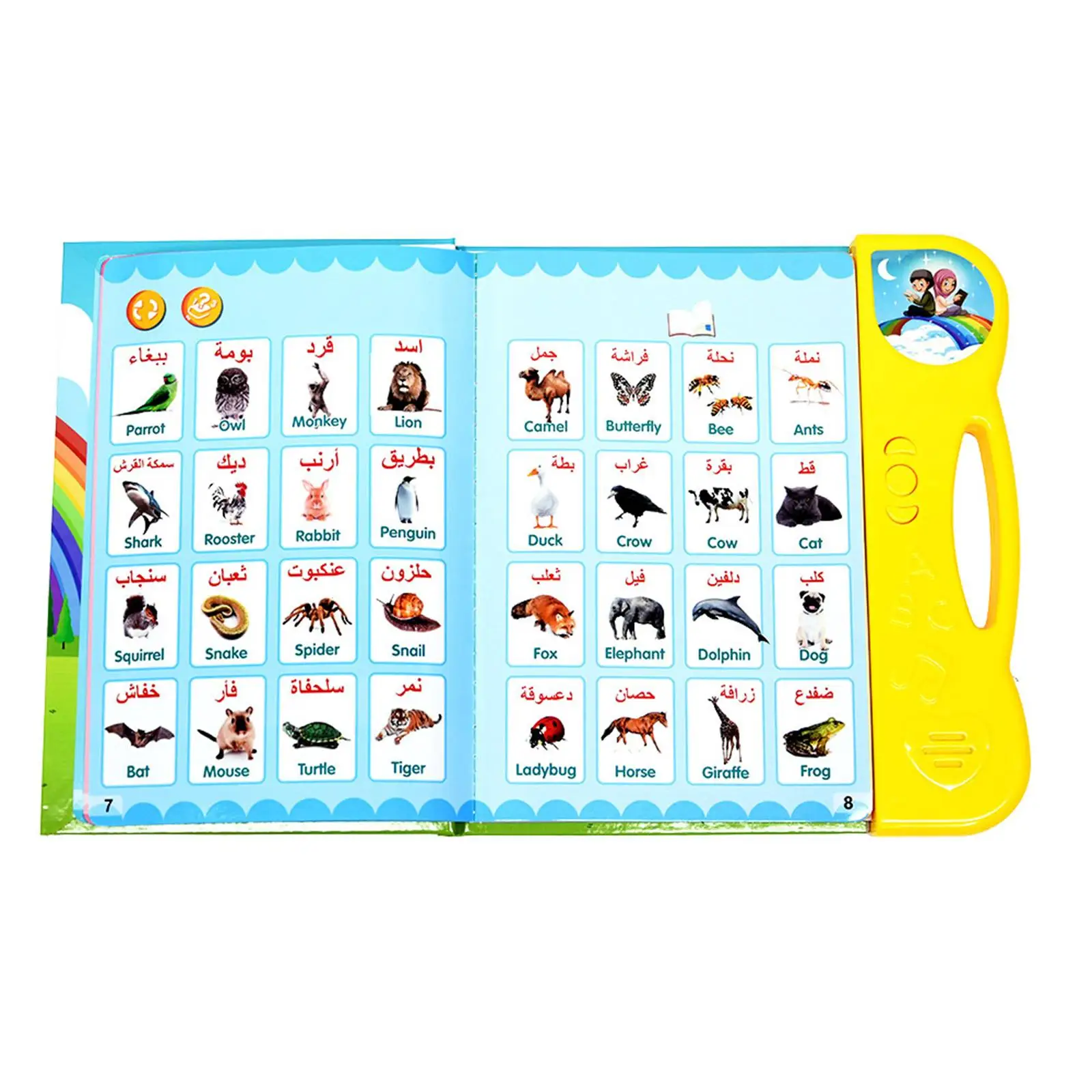 Bilingual Learning Machine Skills Montessori Education Toys Counting Develops Learning Tablet English-arabic for Kids Toddlers
Bilingual Learning Machine Skills Montessori Education Toys Counting Develops Learning Tablet English-arabic for Kids Toddlers