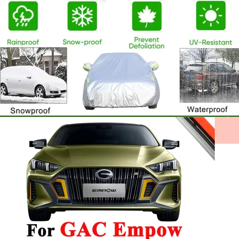 For GAC Empow Sedan 2024 2025 Full Car Covers Outdoor Sun Anti UV Rain Snow Dust Protection Oxford Cloth Accessories
For GAC Empow Sedan 2024 2025 Full Car Covers Outdoor Sun Anti UV Rain Snow Dust Protection Oxford Cloth Accessories