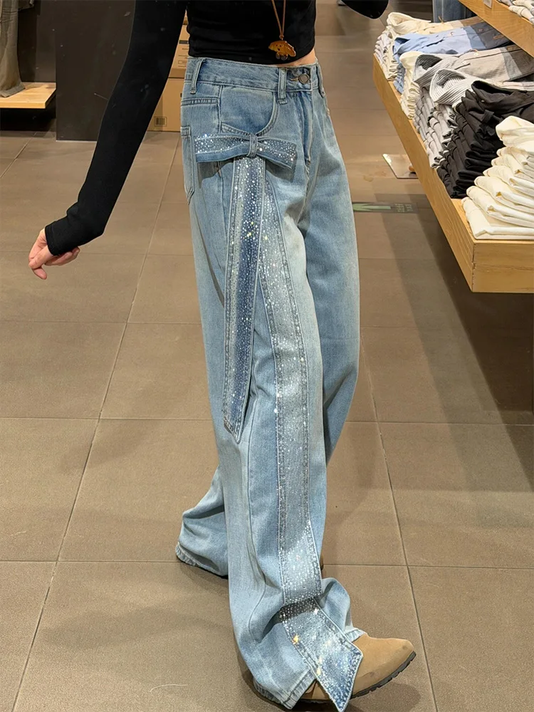 American Style Knot Splice 3D High Waist Pants Women Summer New Street Design Sensation Floor-Length Trousers
American Style Knot Splice 3D High Waist Pants Women Summer New Street Design Sensation Floor-Length Trousers