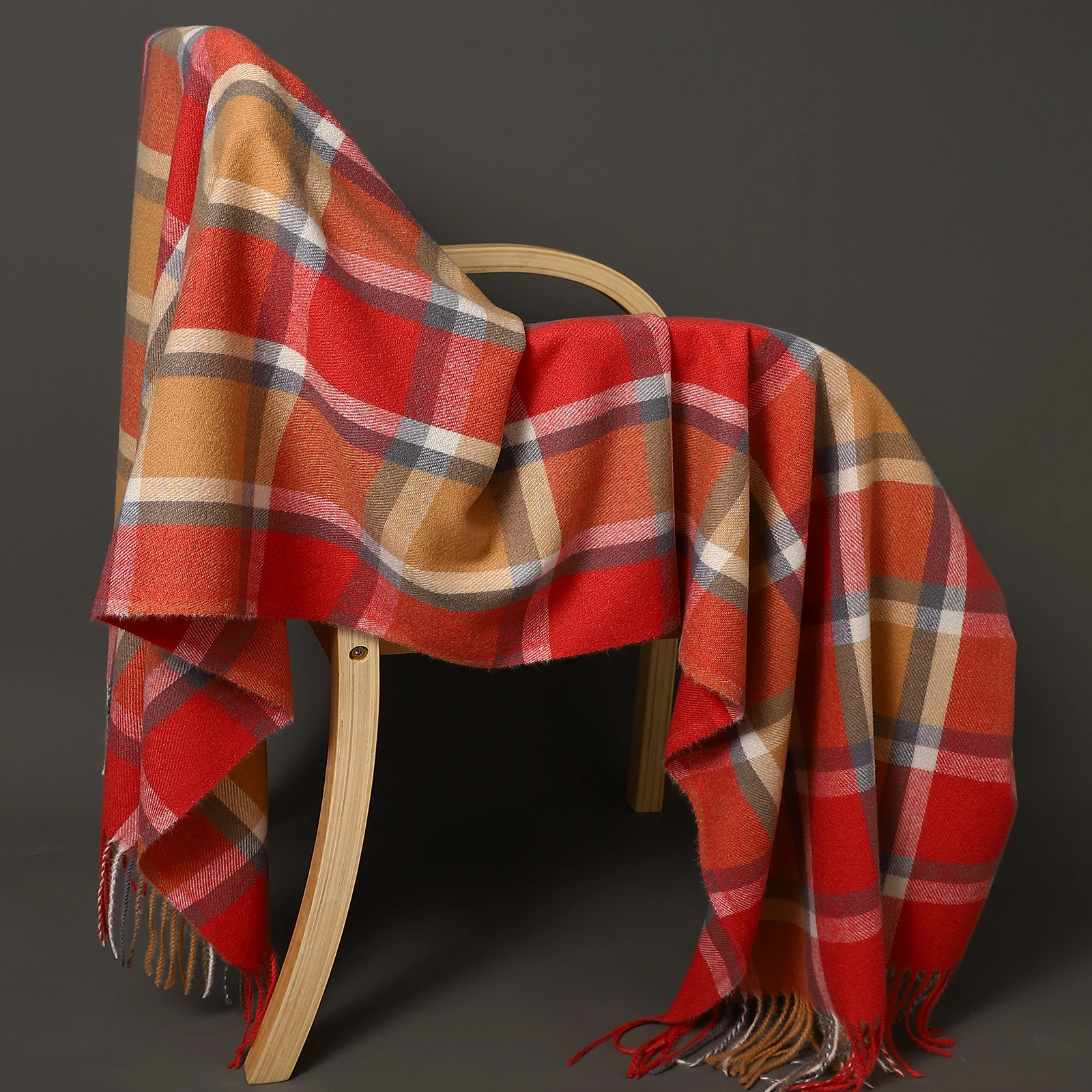 Winter Warm Cashmere Plaid Scarf Female Blanket Foulard Bandana Luxury Brand Fringe Large Shawls Autumn Men's Thick Wrap Scarves
Winter Warm Cashmere Plaid Scarf Female Blanket Foulard Bandana Luxury Brand Fringe Large Shawls Autumn Men's Thick Wrap Scarves
