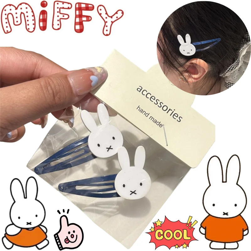 New Miffy Rabbit Hair Clip Creative High-Value Cartoon Print for Students Cute and Sweet for Girls Versatile Side Bang BB Clip
New Miffy Rabbit Hair Clip Creative High-Value Cartoon Print for Students Cute and Sweet for Girls Versatile Side Bang BB Clip