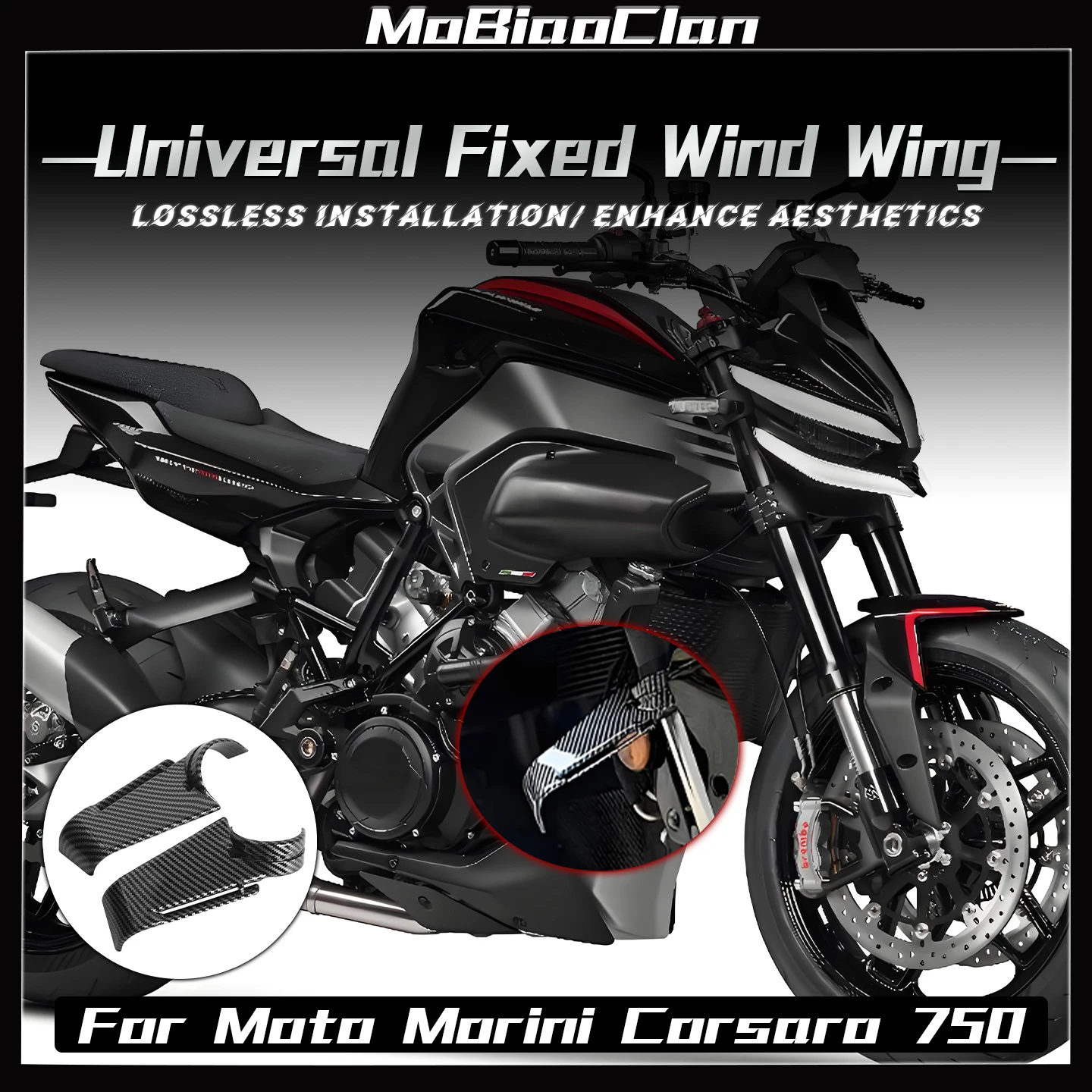 For Moto Morini Corsaro 750 Corsaro750 hock-absorbing fixed wing side wing guide plate Motorcycle modification parts universal
For Moto Morini Corsaro 750 Corsaro750 hock-absorbing fixed wing side wing guide plate Motorcycle modification parts universal