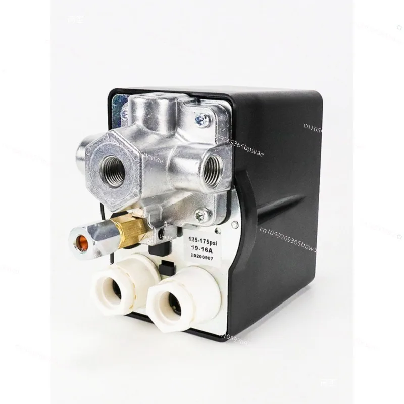 Air Compressor Pressure Switch 90-120 PSI 380V On-Off Knob Controller with Thermal Protection
Air Compressor Pressure Switch 90-120 PSI 380V On-Off Knob Controller with Thermal Protection