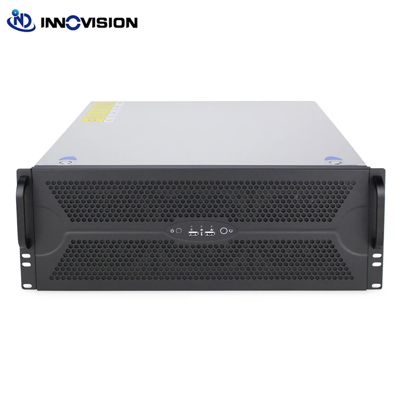 4U Multiple AI GPU Sever Chassis With 8 Full Profile Expansion Slot Support Max 2 Dual slot GPU Max 12”*13” Motherboard
4U Multiple AI GPU Sever Chassis With 8 Full Profile Expansion Slot Support Max 2 Dual slot GPU Max 12”*13” Motherboard