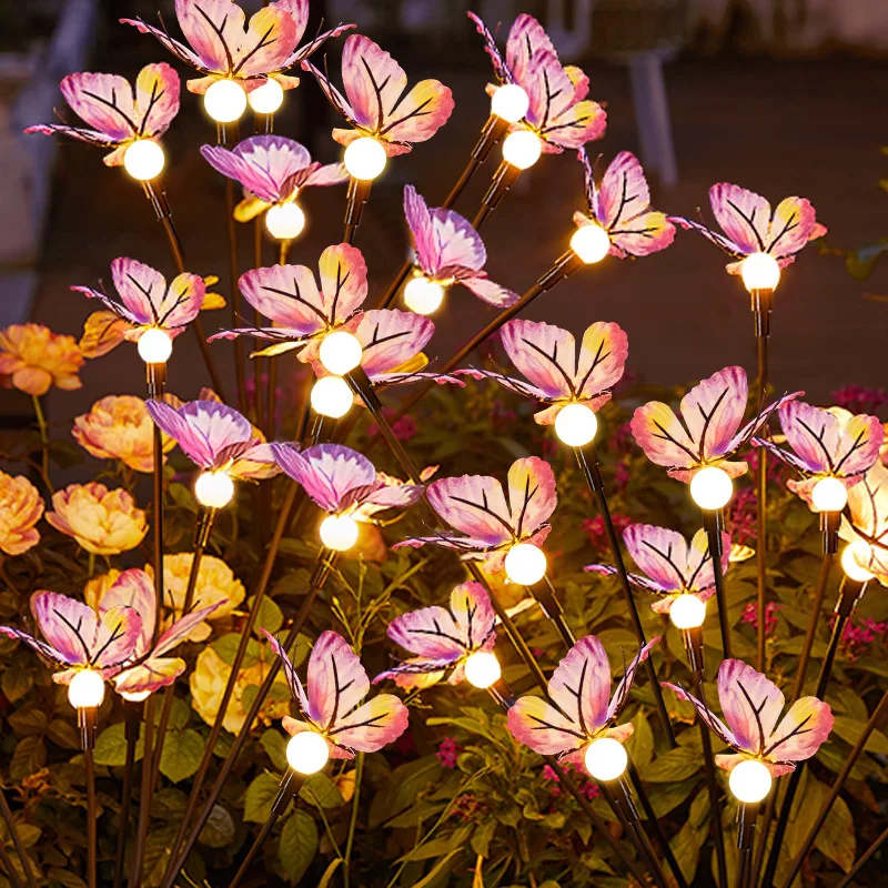 LED Waterproof Solar Floor Lamp, Firefly Butterfly Lamp, Outdoor Garden Lawn Solar Outdoor Light Solar Lights
LED Waterproof Solar Floor Lamp, Firefly Butterfly Lamp, Outdoor Garden Lawn Solar Outdoor Light Solar Lights