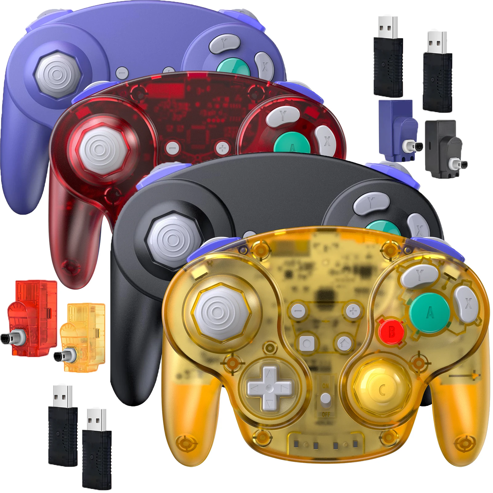 2.4 GHz Wireless for NGC Switch Online Controller,with NGC &USB Receiver,Compatible for Gamecube Windows PC Mac Raspberry Pi
2.4 GHz Wireless for NGC Switch Online Controller,with NGC &USB Receiver,Compatible for Gamecube Windows PC Mac Raspberry Pi