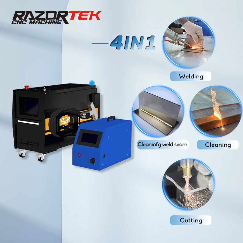 Handheld 4-in-1 Mini Laser Welding Machine 1500W 2000W Air-Cooled Fiber Laser Cleaning Cutting Welding Gap Cleaning For Metal
Handheld 4-in-1 Mini Laser Welding Machine 1500W 2000W Air-Cooled Fiber Laser Cleaning Cutting Welding Gap Cleaning For Metal