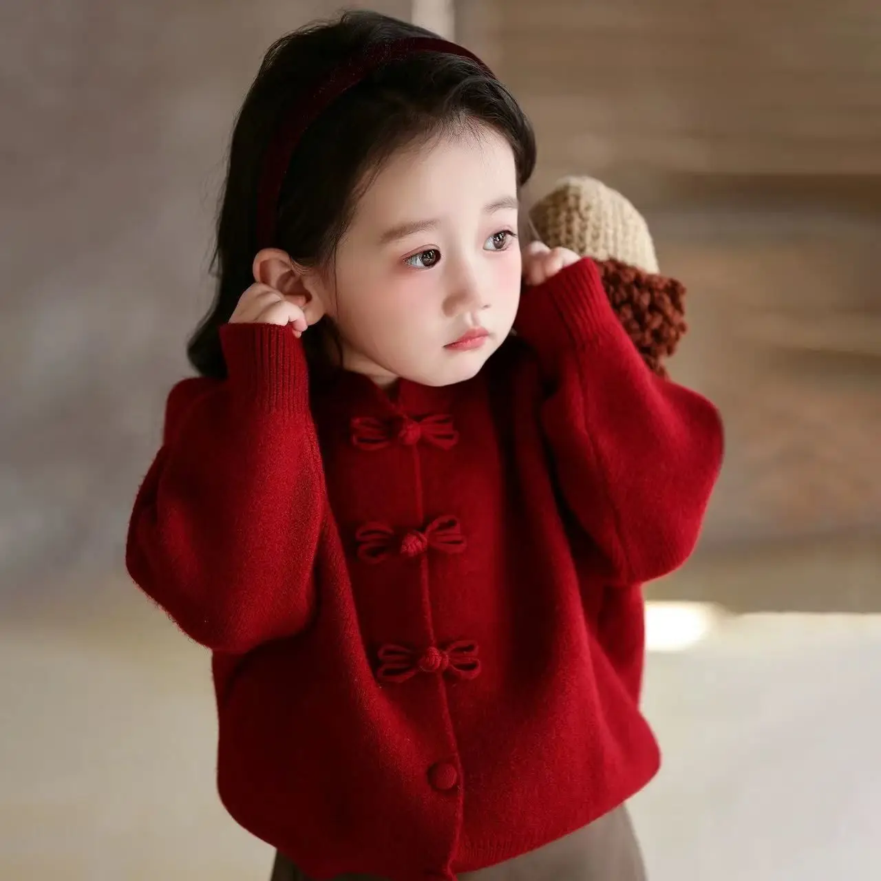 Girls' and Children's Sweater Autumn/Winter New Style Chinese Baby Knitted Cardigan Coat Top New Year's Edition
Girls' and Children's Sweater Autumn/Winter New Style Chinese Baby Knitted Cardigan Coat Top New Year's Edition