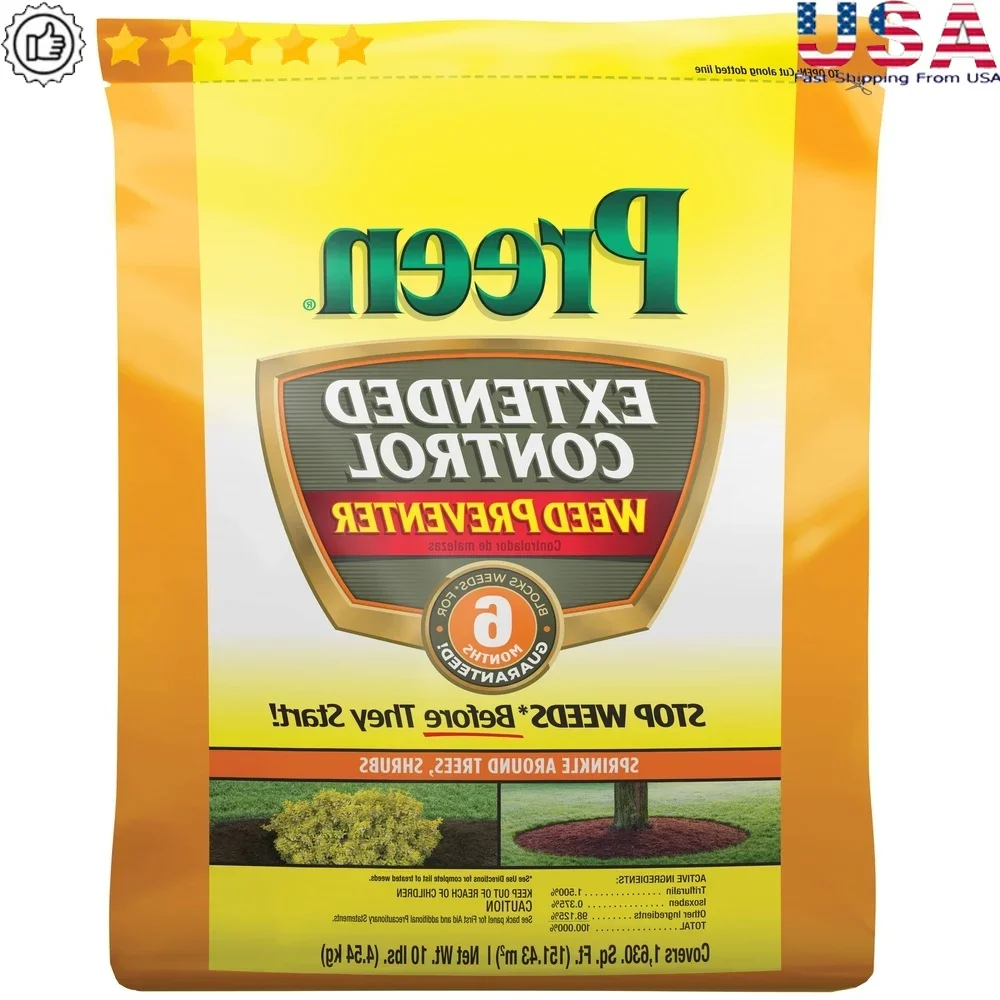 Предотвращение сорняков с расширенным контролем, 10 фунтов, чехлы для мешков 1630 кв. футов, блоки сорняков до 6 месяцев для садов, не для съедобных растений
Предотвращение сорняков с расширенным контролем, 10 фунтов, чехлы для мешков 1630 кв. футов, блоки сорняков до 6 месяцев для садов, не для съедобных растений