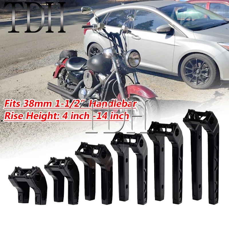 1-1/2'' Handlebar Riser Mount Clamp For Harley Dyna Fat Street Bob Motorcycle Accessories 38mm Handle Bar T-Bar Pullback Risers
1-1/2'' Handlebar Riser Mount Clamp For Harley Dyna Fat Street Bob Motorcycle Accessories 38mm Handle Bar T-Bar Pullback Risers