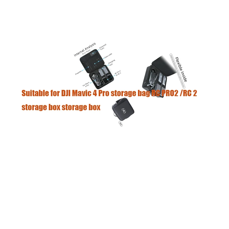 Suitable for DJI Mavic 4 Pro storage bag RC PRO2 /RC 2 storage box storage box
Suitable for DJI Mavic 4 Pro storage bag RC PRO2 /RC 2 storage box storage box
