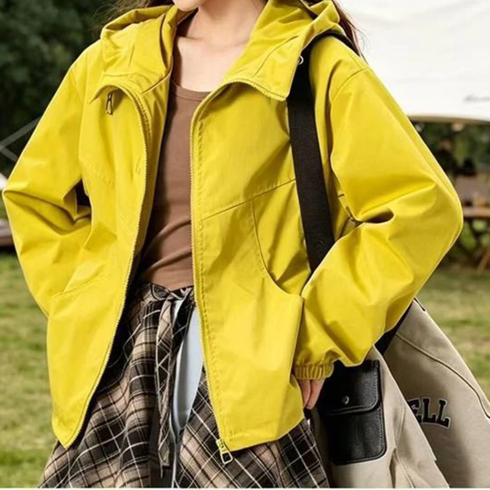 Women's high-end top jacket popular jacket short jacket loose 2026 spring tooling hooded age reduction
Women's high-end top jacket popular jacket short jacket loose 2026 spring tooling hooded age reduction