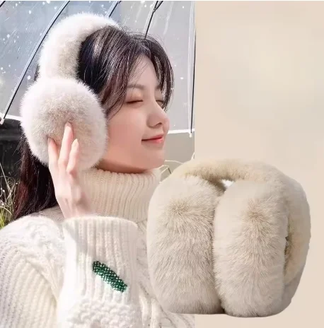 Fashion Portable Earmuffs Outdoor Cold Protection Women Men Faux Fur Ear-Muffs Foldable Earflaps Soft Plush Earmuffs
Fashion Portable Earmuffs Outdoor Cold Protection Women Men Faux Fur Ear-Muffs Foldable Earflaps Soft Plush Earmuffs
