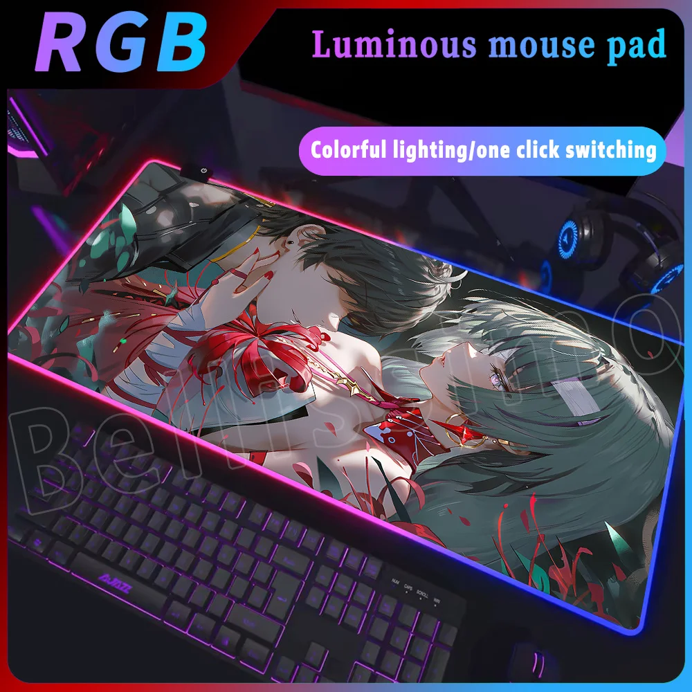 Large Anime Red Girl RGB Mousepad Wuthering Waves Phrolova Mouse Pad Laptop Gaming PC Mousepad Non-slip Rubber Keyboard Desk Mat 
Large Anime Red Girl RGB Mousepad Wuthering Waves Phrolova Mouse Pad Laptop Gaming PC Mousepad Non-slip Rubber Keyboard Desk Mat
