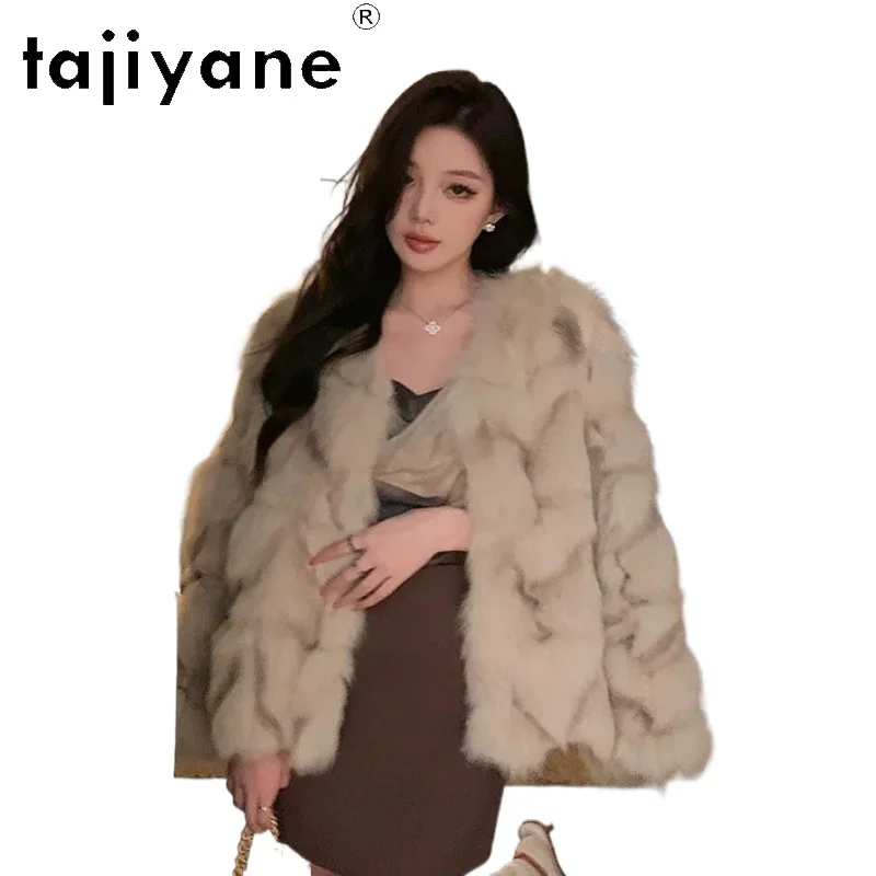 TAJIYANE Natural Fox Fur Coat Women Real Fur Jacket New Winter Coat Woman V-neck Slimming Furry Tops Short Jacket Korean Jaqueta
TAJIYANE Natural Fox Fur Coat Women Real Fur Jacket New Winter Coat Woman V-neck Slimming Furry Tops Short Jacket Korean Jaqueta