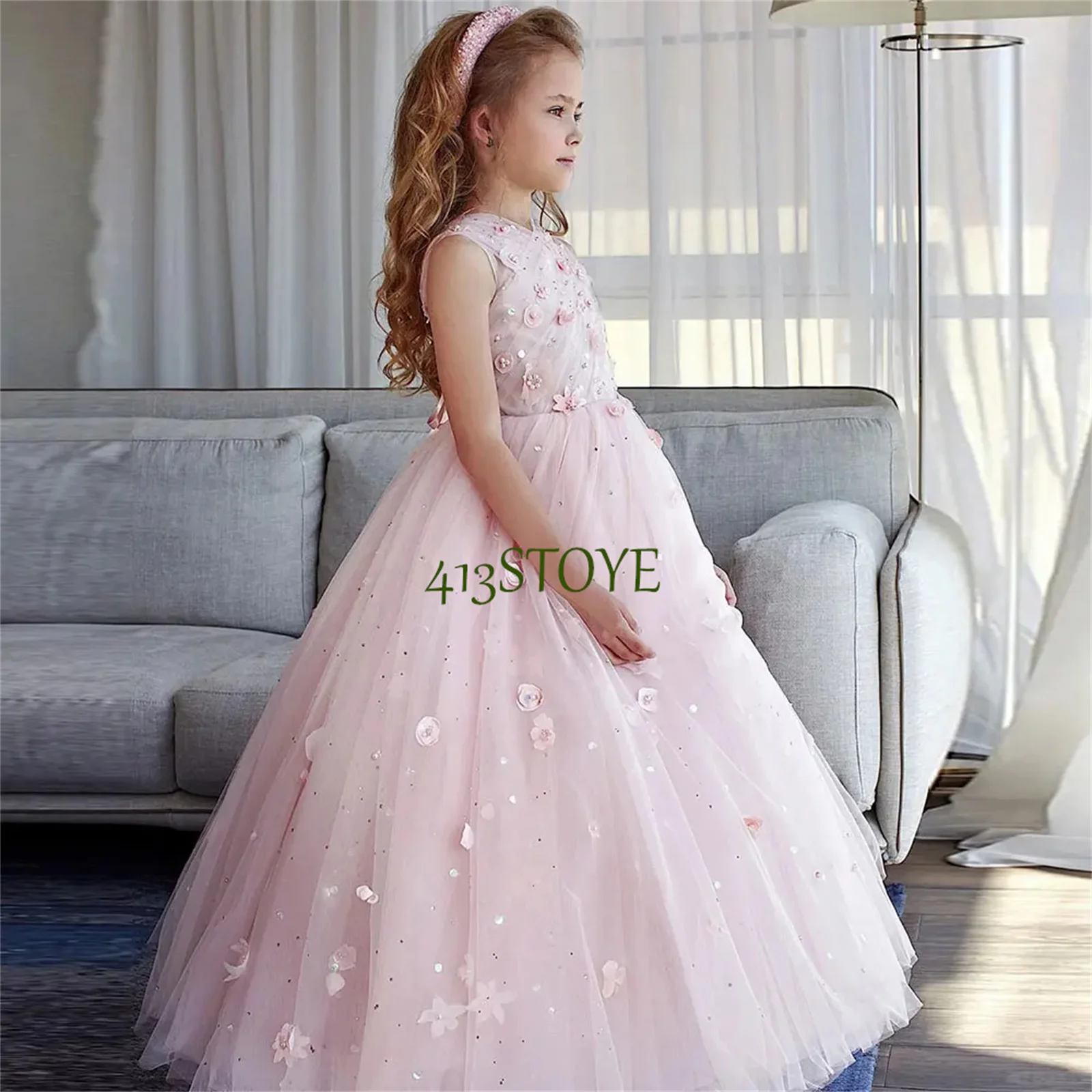 CustomizedLuxury Dubai Blush Flower Girl Dress Pearls Princess Kids Wedding Birthday Party Evening Gown Communion
CustomizedLuxury Dubai Blush Flower Girl Dress Pearls Princess Kids Wedding Birthday Party Evening Gown Communion