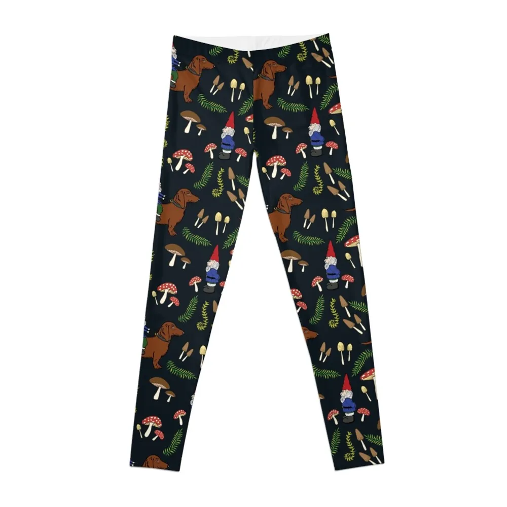 Gnome and Dachshund in the Mushroom Forest, Black Background Leggings push up tights for sport pants Womens Leggings
Gnome and Dachshund in the Mushroom Forest, Black Background Leggings push up tights for sport pants Womens Leggings