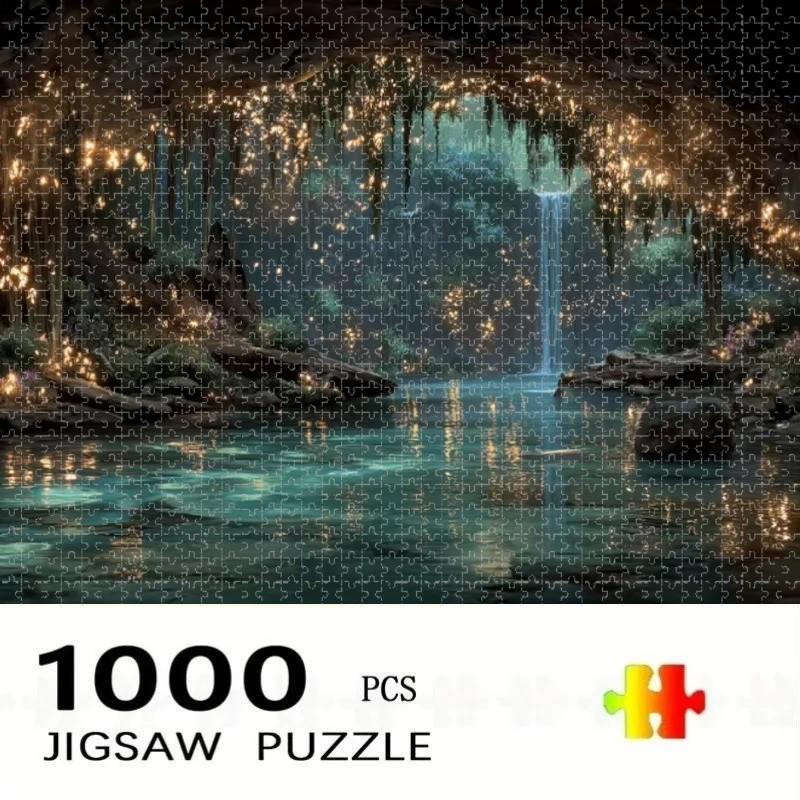 1000/500 PCS Jigsaw Puzzles Enchanted Cave Waterfall Full Home Decor Games Landscape Puzzles Educational Toys Birthday Gifts
1000/500 PCS Jigsaw Puzzles Enchanted Cave Waterfall Full Home Decor Games Landscape Puzzles Educational Toys Birthday Gifts