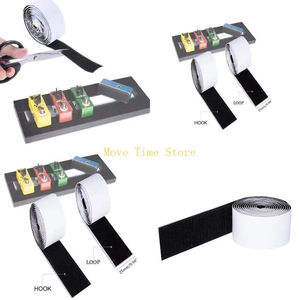92ME Wide Double Sided Sticky Back Tape Hook Loop Fastener for Pedal Board Fastening
92ME Wide Double Sided Sticky Back Tape Hook Loop Fastener for Pedal Board Fastening