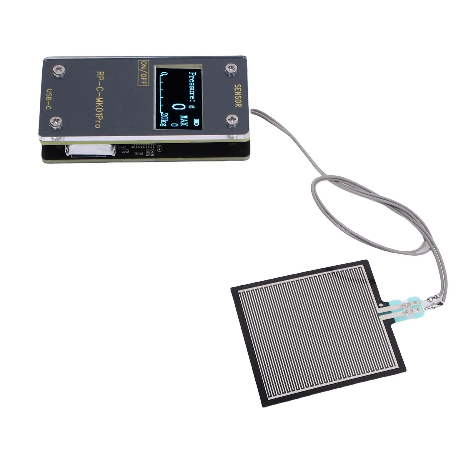 Pressure Sensor Display Module - Fits RP-S40-ST/RP-S40-LT Series, 20KG Max Thin Film with Display
Pressure Sensor Display Module - Fits RP-S40-ST/RP-S40-LT Series, 20KG Max Thin Film with Display