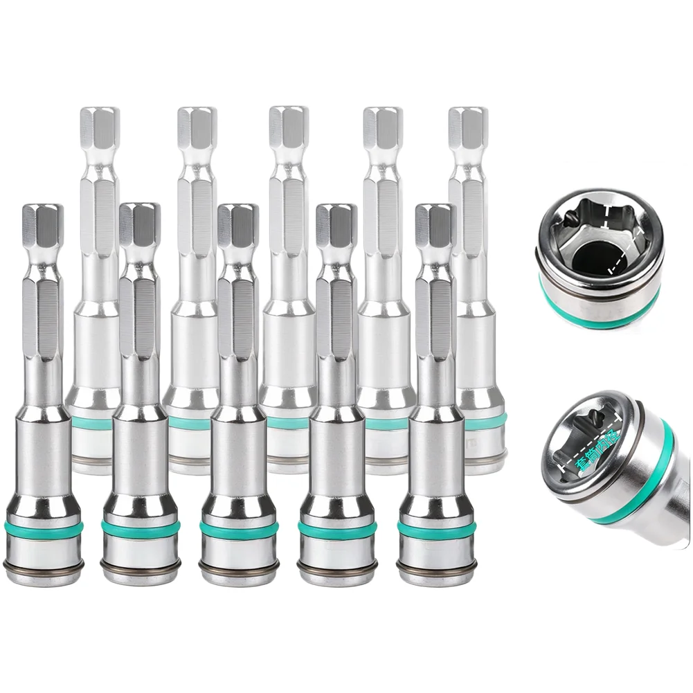 10pcs 8mm Non Magnetic Socket Wrench Bit Hex Socket Adapter 1/4 Inch Hex Shank Socket Wrench Head Sleeve For Ratchet Wrenches
10pcs 8mm Non Magnetic Socket Wrench Bit Hex Socket Adapter 1/4 Inch Hex Shank Socket Wrench Head Sleeve For Ratchet Wrenches