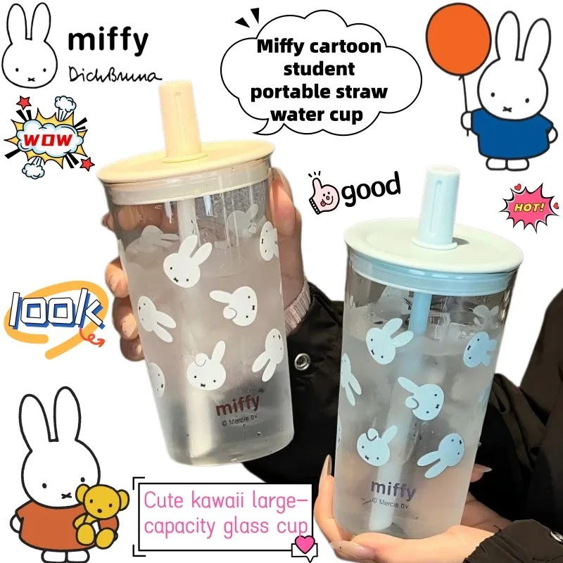 Miffy creative two-dimensional cartoon anime merchandise student portable straw water cup cute kawaii large-capacity glass cup
Miffy creative two-dimensional cartoon anime merchandise student portable straw water cup cute kawaii large-capacity glass cup
