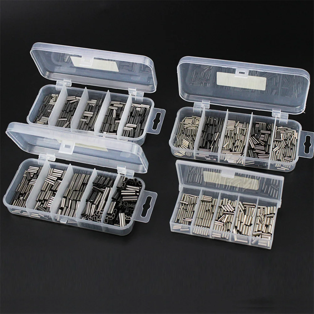 250/300/500 PCS Copper Double Single Fishing Line Crimp Wire Leader Fishing Line Tube Connector Fishing Rigging Accessories
250/300/500 PCS Copper Double Single Fishing Line Crimp Wire Leader Fishing Line Tube Connector Fishing Rigging Accessories