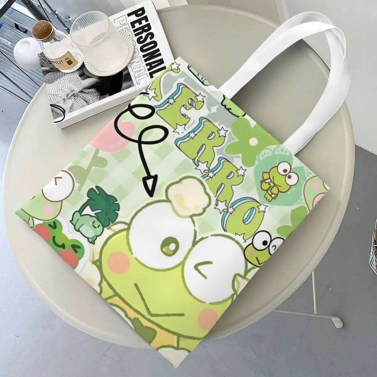 Women Men Keroppi Frog Tote Bags Canvas Cartoon Cute Grocery Bag for Lady Handbags
Women Men Keroppi Frog Tote Bags Canvas Cartoon Cute Grocery Bag for Lady Handbags