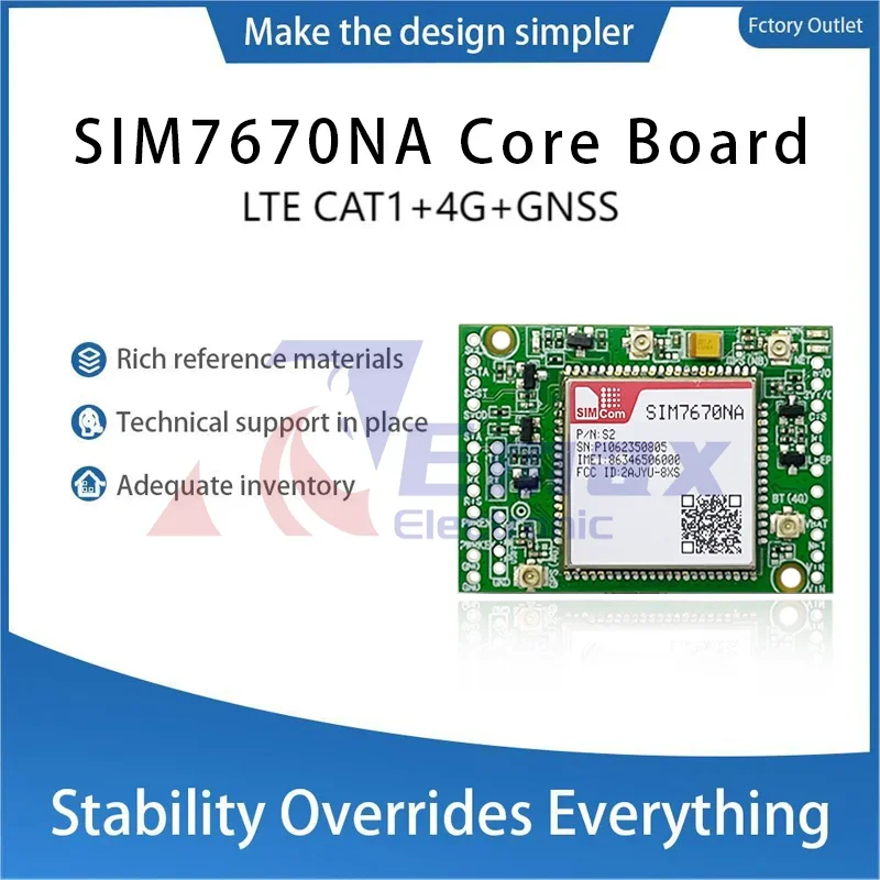 SIMcom SIM7670NA CAT1 Основная плата LTE CAT1+4G+GPS SIM7670NA не поддерживается GPS
SIMcom SIM7670NA CAT1 Основная плата LTE CAT1+4G+GPS SIM7670NA не поддерживается GPS