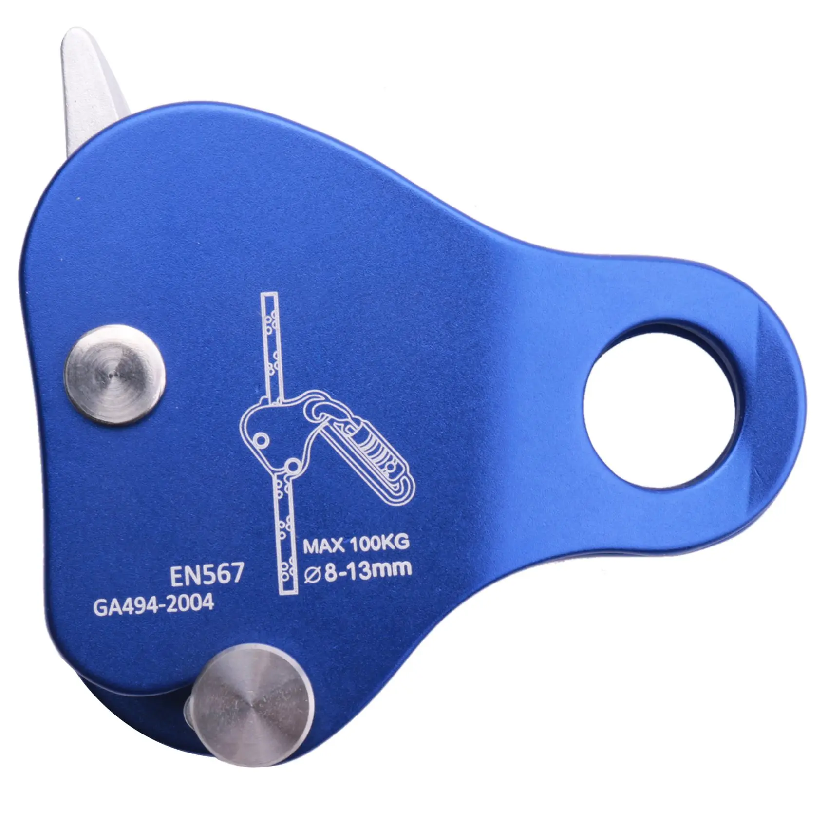 Rope Ascender,Rock Climbing Tree Arborist Rope Grab Self-Locking Rope Grip for Outdoor Climbing and Rescue 8-13MM,Blue
Rope Ascender,Rock Climbing Tree Arborist Rope Grab Self-Locking Rope Grip for Outdoor Climbing and Rescue 8-13MM,Blue