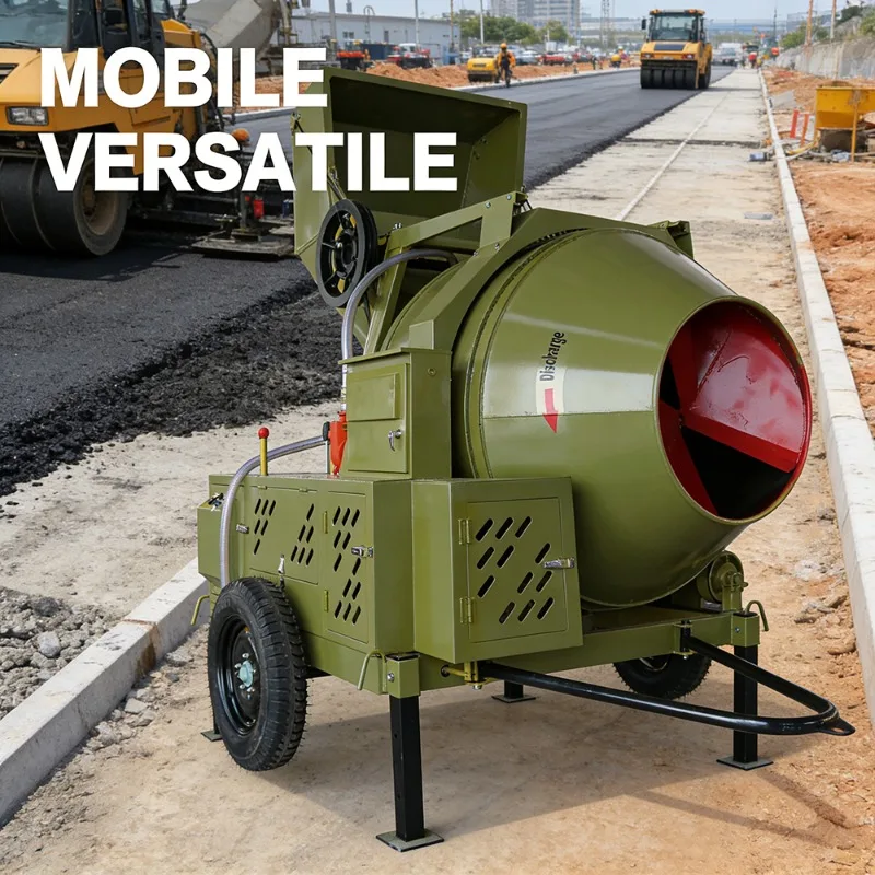 Heavy Duty Diesel Cement Mixer 450L For Commercial Construction And Road Building Projects With Durable Steel Chassis
Heavy Duty Diesel Cement Mixer 450L For Commercial Construction And Road Building Projects With Durable Steel Chassis