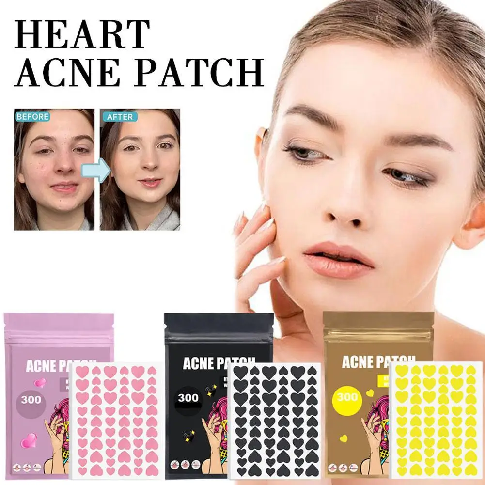 300PCS New Heart Shape Acne Patch Gentle Non-irritating Fades Acne Pimples Blackheads Hydrocolloid Acne Patch Skin Care Tools
300PCS New Heart Shape Acne Patch Gentle Non-irritating Fades Acne Pimples Blackheads Hydrocolloid Acne Patch Skin Care Tools