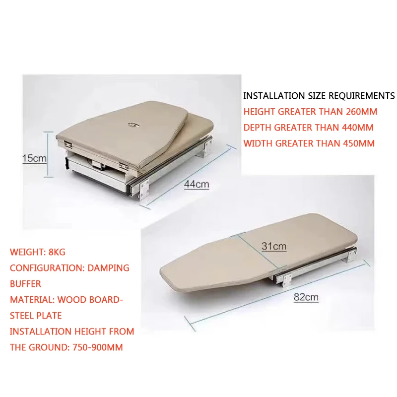 Складная гладильная доска для гардеробной, скрытая гладильная доска, электрическая гладильная доска с выдвижной подставкой и демпфером
Складная гладильная доска для гардеробной, скрытая гладильная доска, электрическая гладильная доска с выдвижной подставкой и демпфером