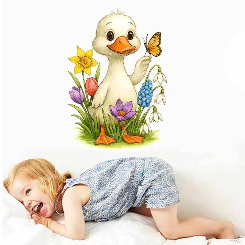 Goose & Flowers Wall Sticker Children's Room Background Decor Self-Adhesive Wallpaper Home Decoration AA403
Goose & Flowers Wall Sticker Children's Room Background Decor Self-Adhesive Wallpaper Home Decoration AA403