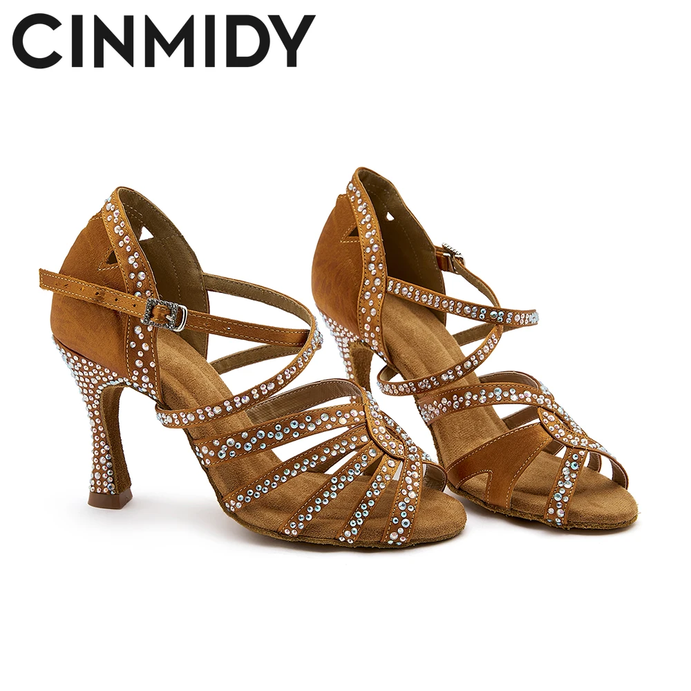 CINMIDY Women's Latin Dance Shoes Stylish Soft soled High Heel Ballroom Salsa Tango Dance Shoes Open-Toe Party Shoes
CINMIDY Women's Latin Dance Shoes Stylish Soft soled High Heel Ballroom Salsa Tango Dance Shoes Open-Toe Party Shoes