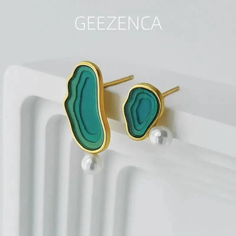 GEEZENCA 925 Sterling Silver Colorful Epoxy Shell Pearl Stud Earrings Women Original Design AB Asymmetric Chic Earring 2023 New
GEEZENCA 925 Sterling Silver Colorful Epoxy Shell Pearl Stud Earrings Women Original Design AB Asymmetric Chic Earring 2023 New