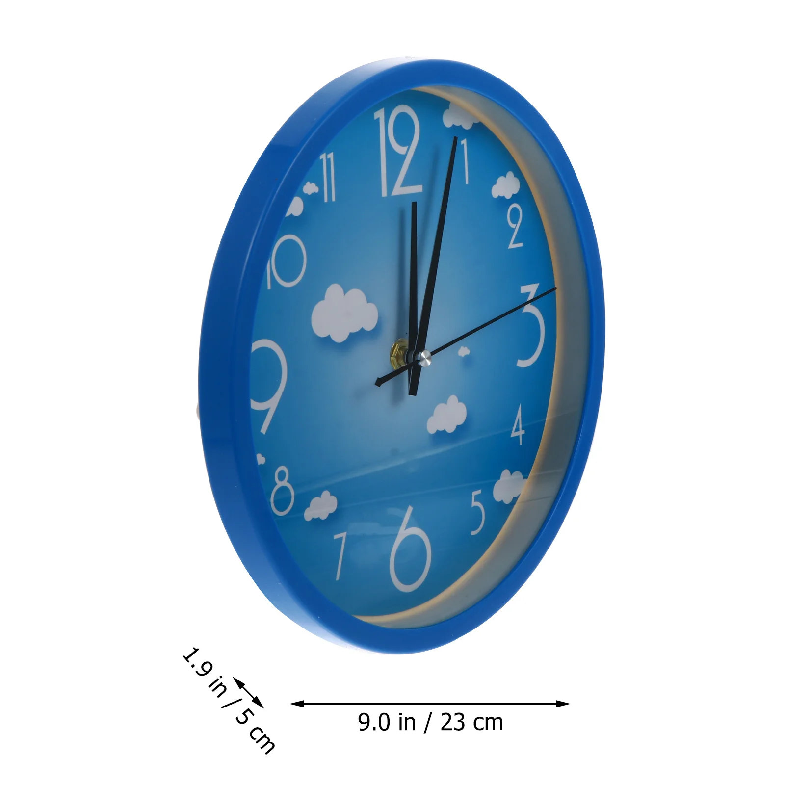 Creative Modern Wall Mounted Silent Home Decorative Pvc Round Hanging Clock Waterproof High Gloss Cloud Pattern Ultra-
Creative Modern Wall Mounted Silent Home Decorative Pvc Round Hanging Clock Waterproof High Gloss Cloud Pattern Ultra-